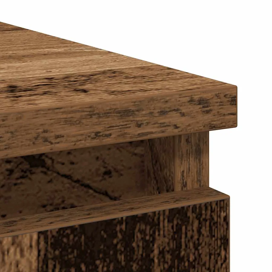 Buffet avec tiroirs vieux bois 71x35x84 cm bois d'ingénierie - 10