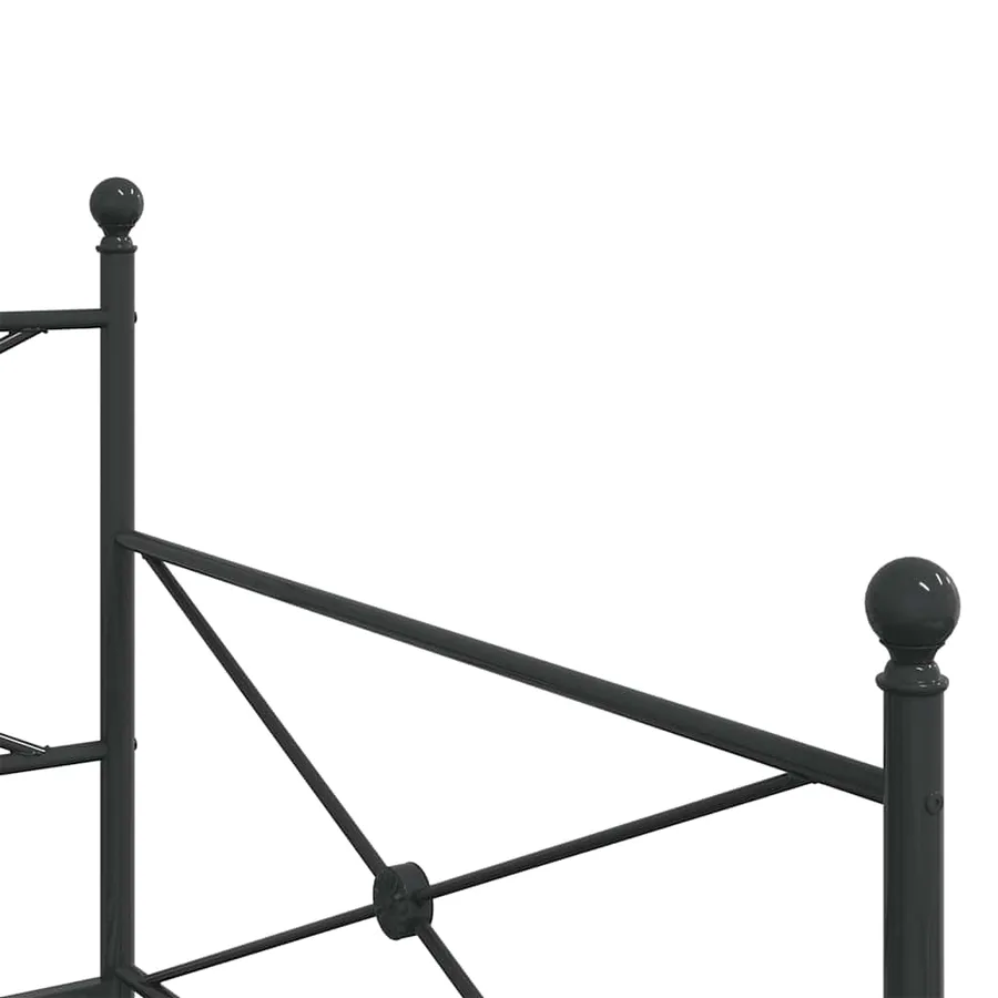 Lit de jour avec gigogne sans matelas noir 100x200 cm acier - 10