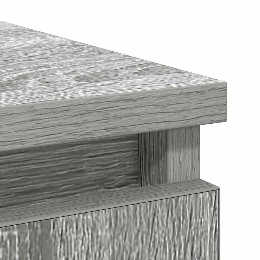 Buffet avec tiroirs sonoma gris 71x35x84 cm bois d'ingénierie - 10
