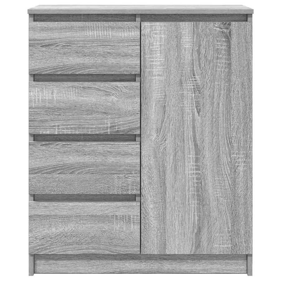 Buffet avec tiroirs sonoma gris 71x35x84 cm bois d'ingénierie - 6