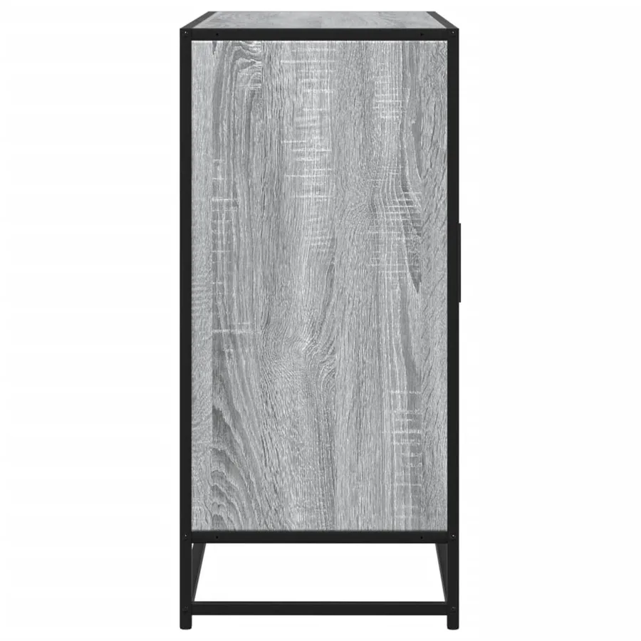 Buffet sonoma gris 92x35x76 cm bois d'ingénierie - 5