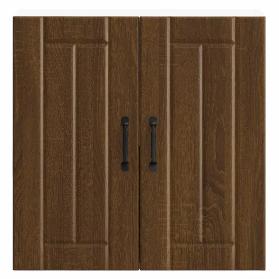 Armoire murale de cuisine Lucca chêne marron bois ingénierie - 5