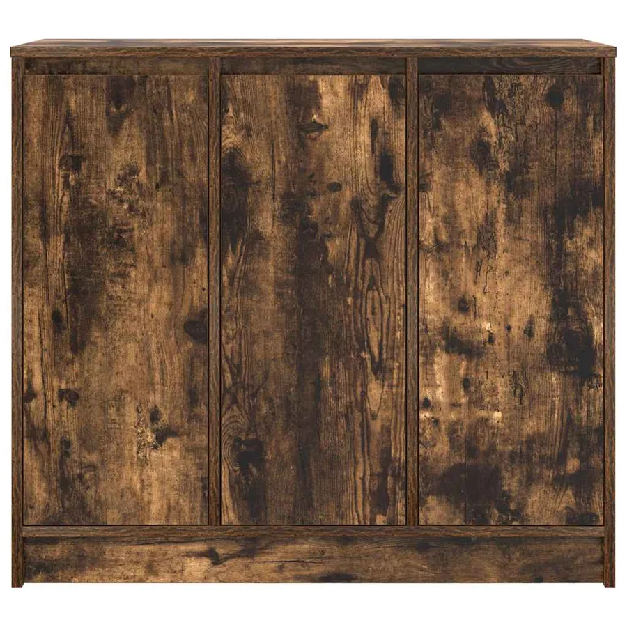 Buffet chêne fumé 85x34x76 cm bois d'ingénierie - 6