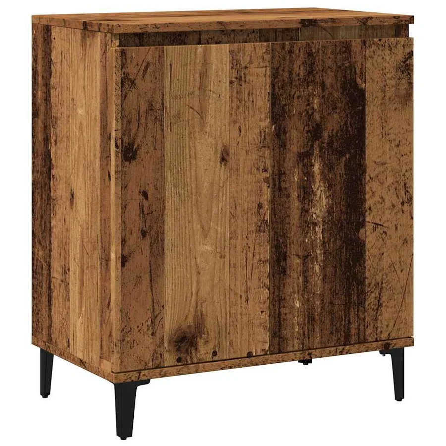 Buffet vieux bois 60x35x70 cm bois d'ingénierie - 2