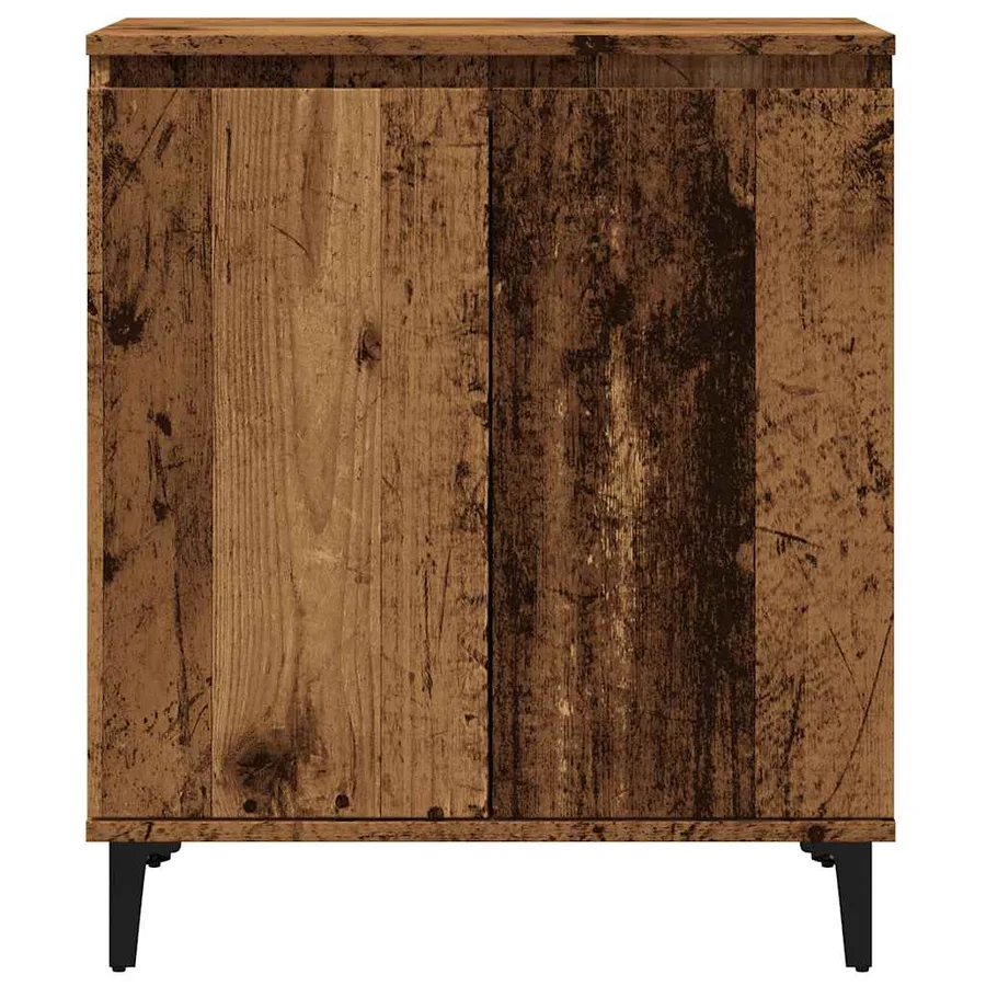 Buffet vieux bois 60x35x70 cm bois d'ingénierie - 4