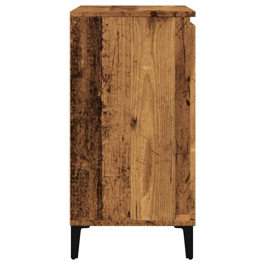 Buffet vieux bois 60x35x70 cm bois d'ingénierie - 5