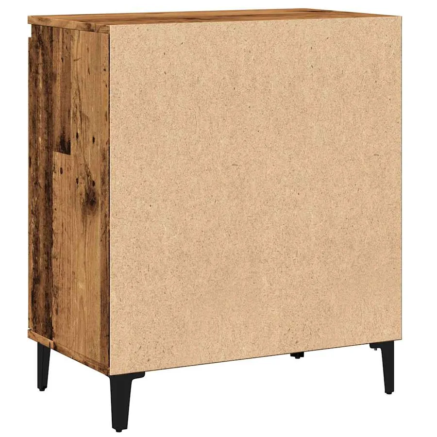 Buffet vieux bois 60x35x70 cm bois d'ingénierie - 6