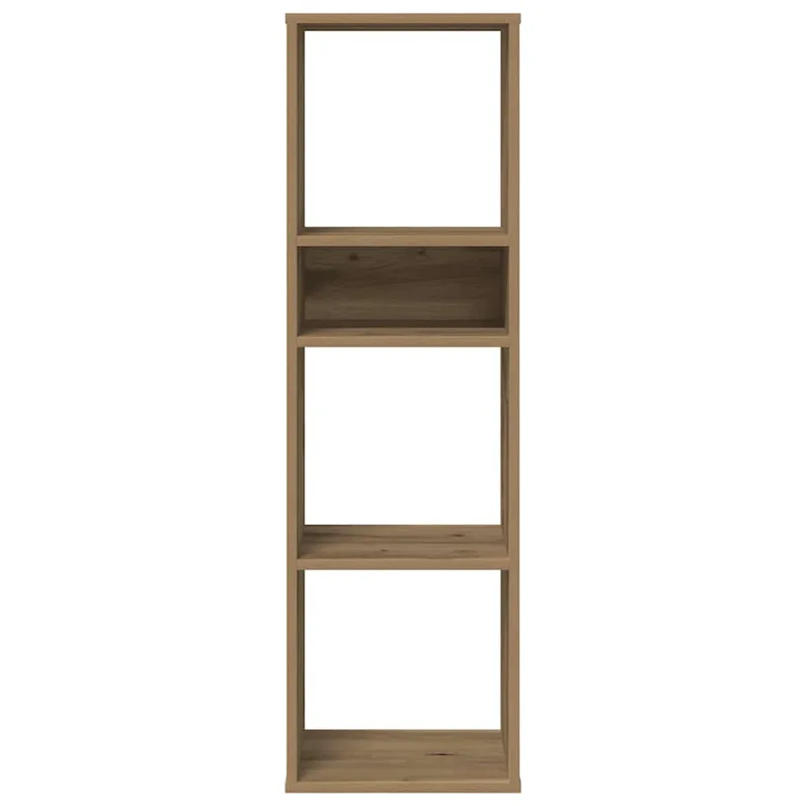 Bibliothèque chêne artisanal 34x31x112 cm bois d'ingénierie - 4