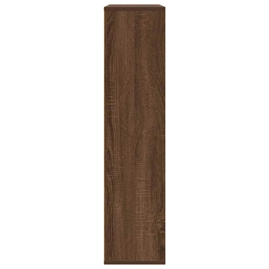 Bibliothèque chêne marron 89x24x101,5 cm bois d'ingénierie - 5