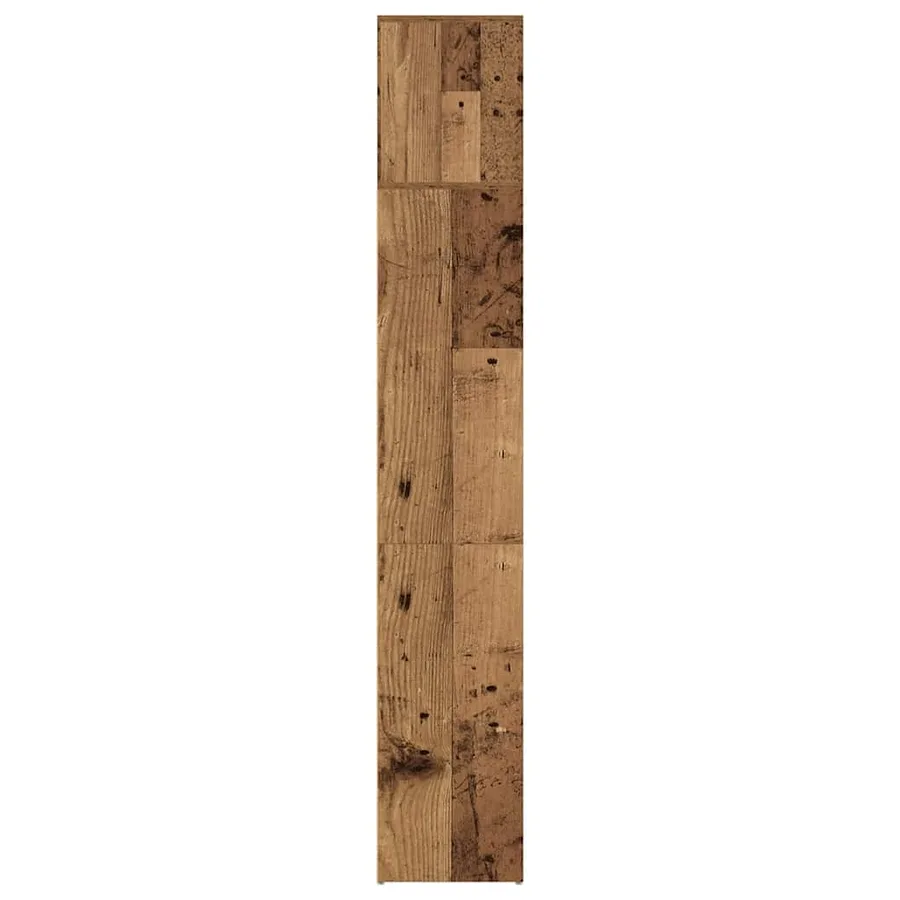 Bibliothèques 3 pcs vieux bois bois d'ingénierie - 6