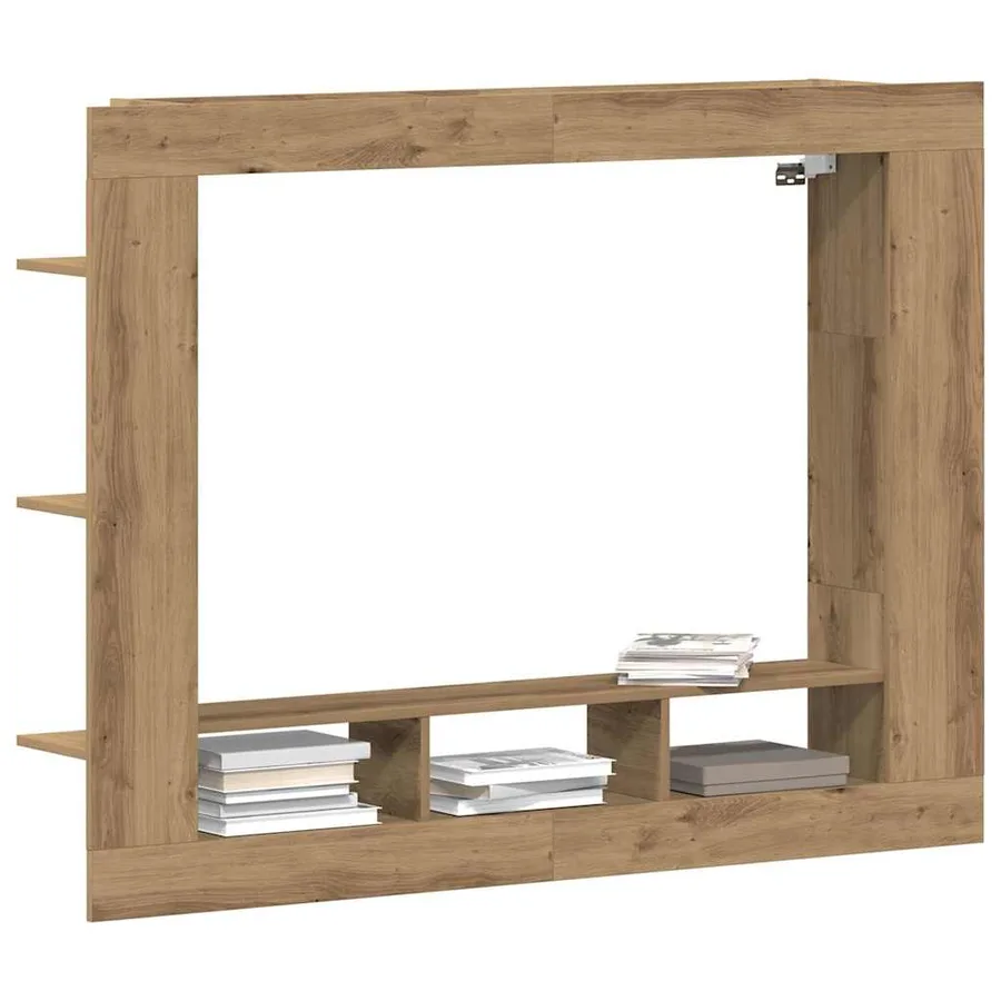 Meuble TV 152 x 22 x 113 cm chêne artisanal Bois d'ingénierie - 3