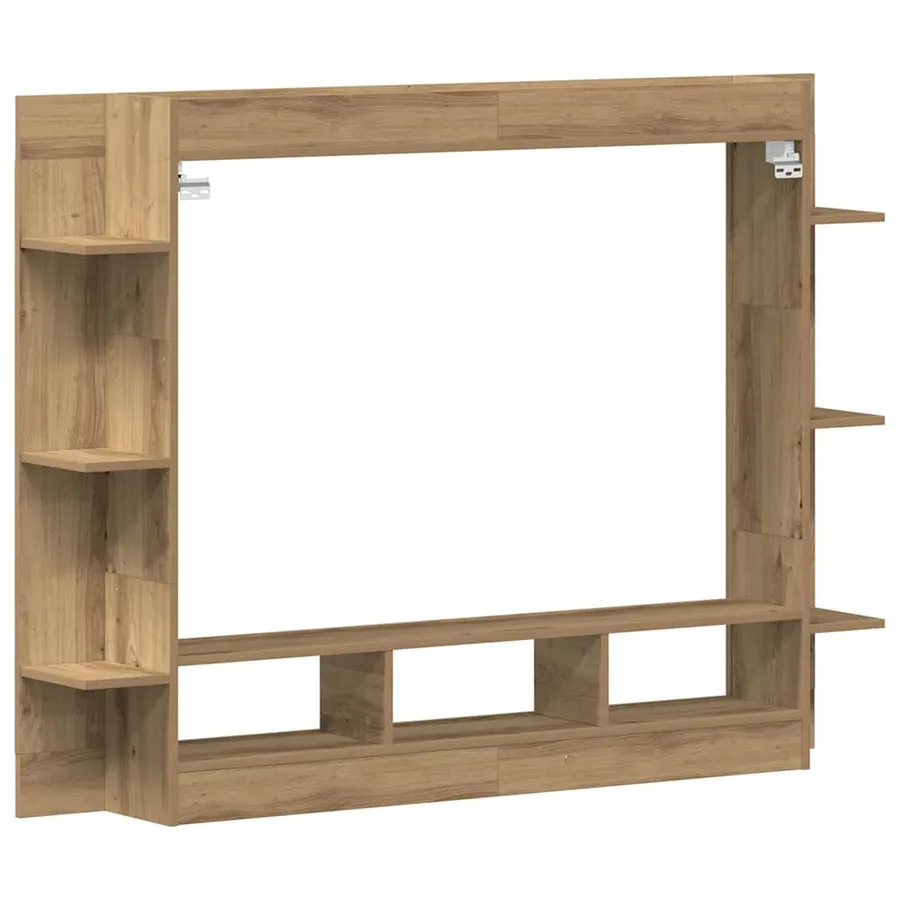 Meuble TV 152 x 22 x 113 cm chêne artisanal Bois d'ingénierie - 7