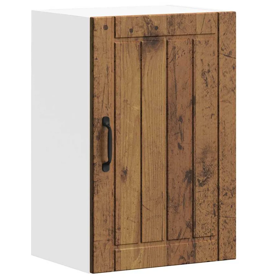 Armoire murale de cuisine Lucca vieux bois bois ingénierie - 2