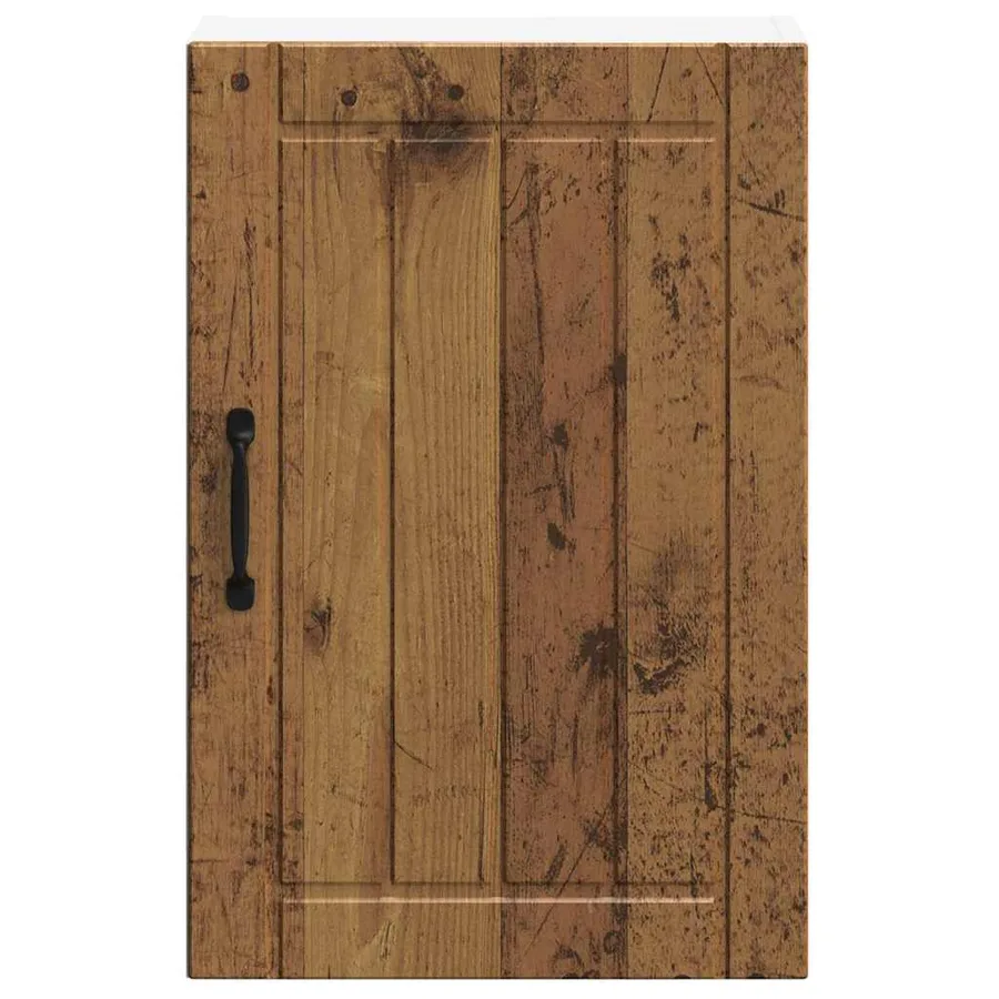 Armoire murale de cuisine Lucca vieux bois bois ingénierie - 5