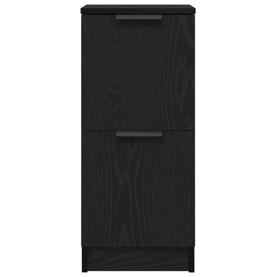 Buffet 3 pcs Chêne noir Bois d'ingénierie - 7