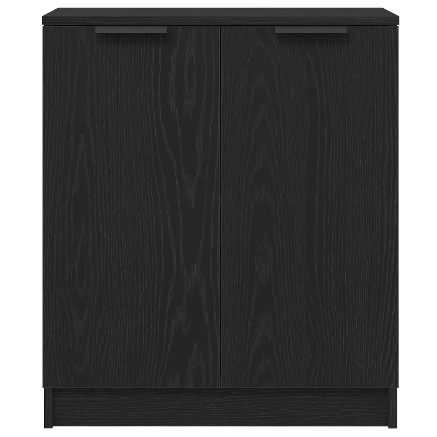 Buffet 3 pcs Chêne noir Bois d'ingénierie - 8