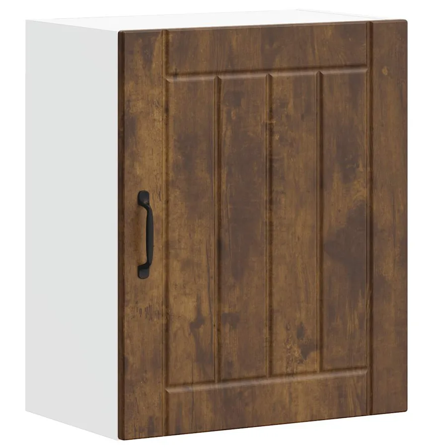 Armoire murale de cuisine Lucca chêne fumé bois ingénierie - 2