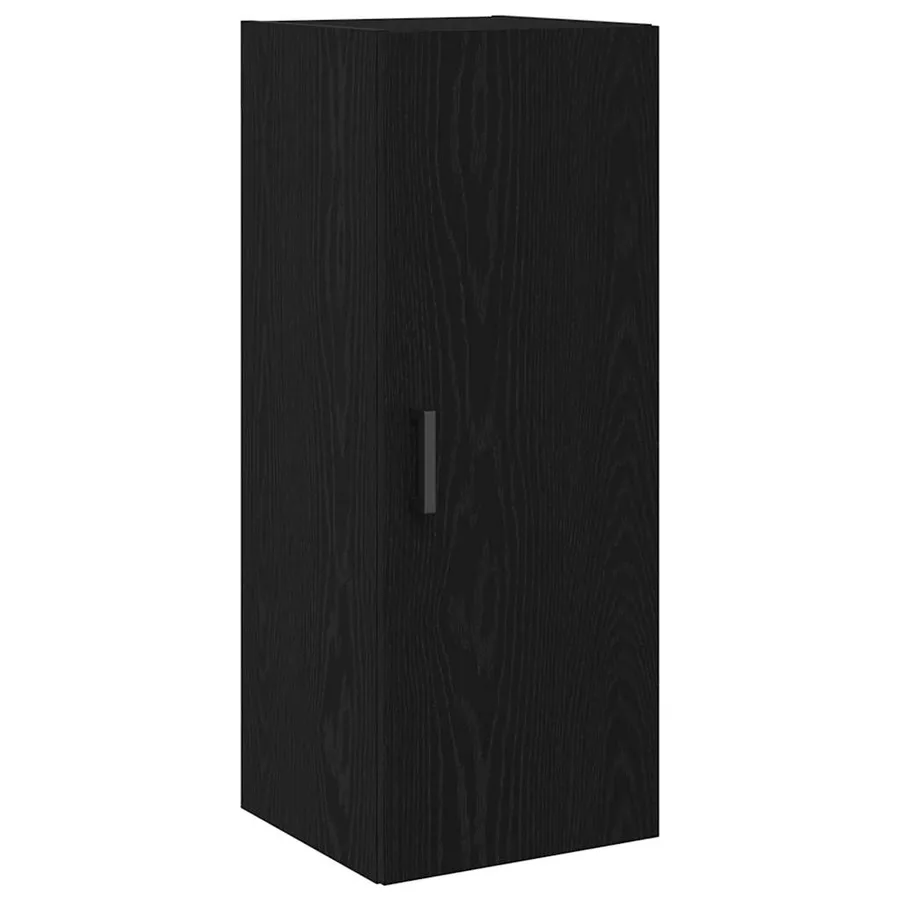 Armoire murale en chêne noir 34,5 x 34 x 90 cm Bois d'ingénierie - 2