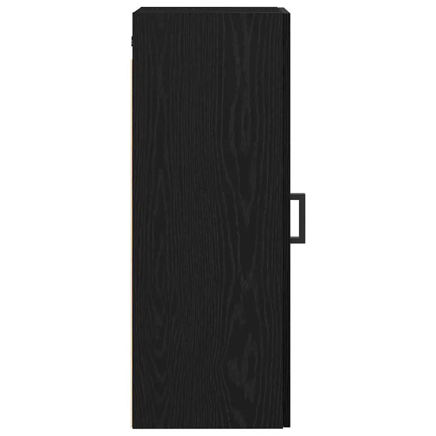 Armoire murale en chêne noir 34,5 x 34 x 90 cm Bois d'ingénierie - 7