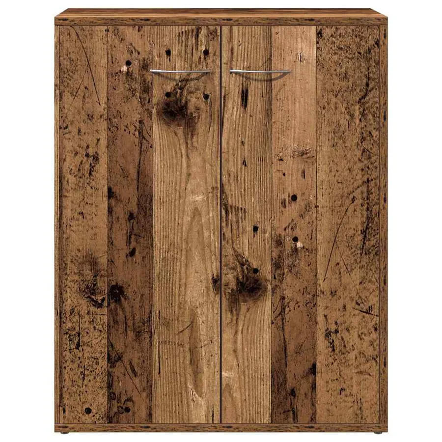 Buffet vieux bois 60x30x75 cm bois d'ingénierie - 4