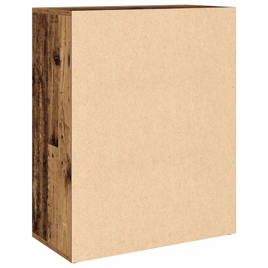 Buffet vieux bois 60x30x75 cm bois d'ingénierie - 7