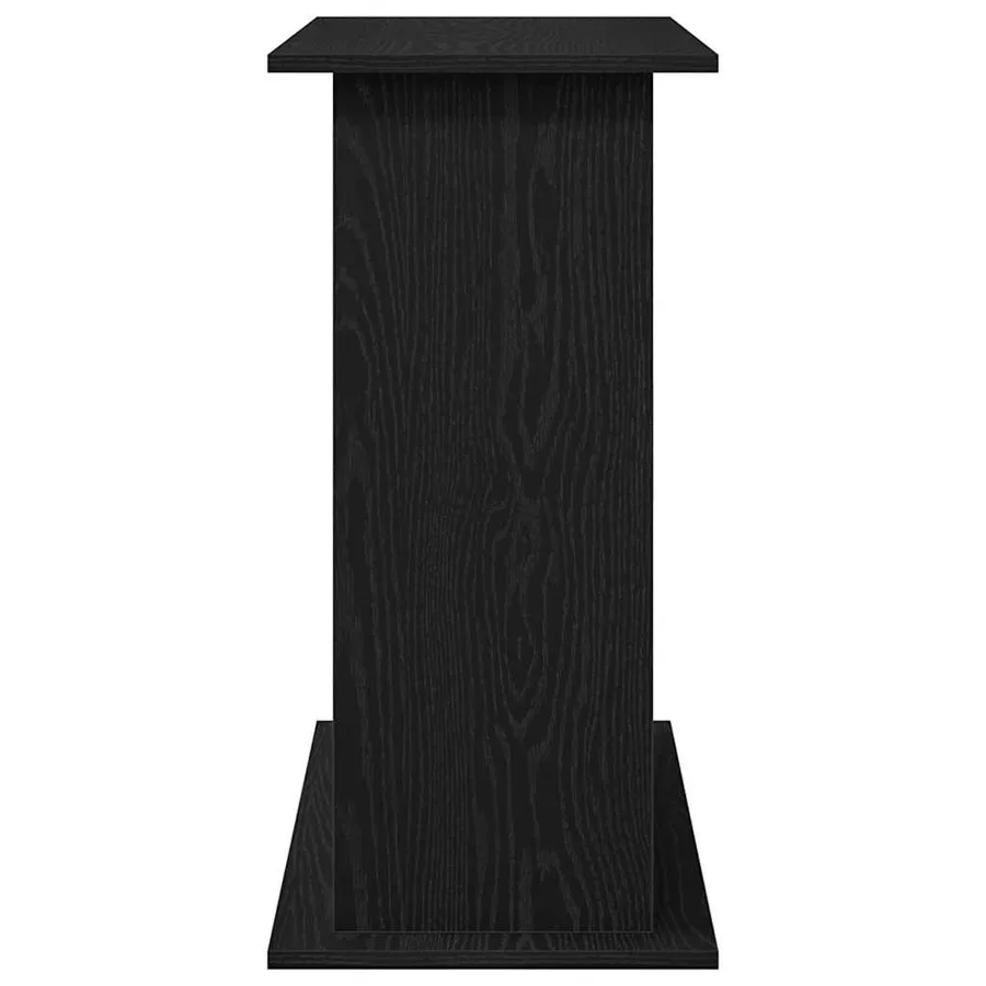 Support d'aquarium Chêne noir 81x36x73 cm Bois d'ingénierie - 6
