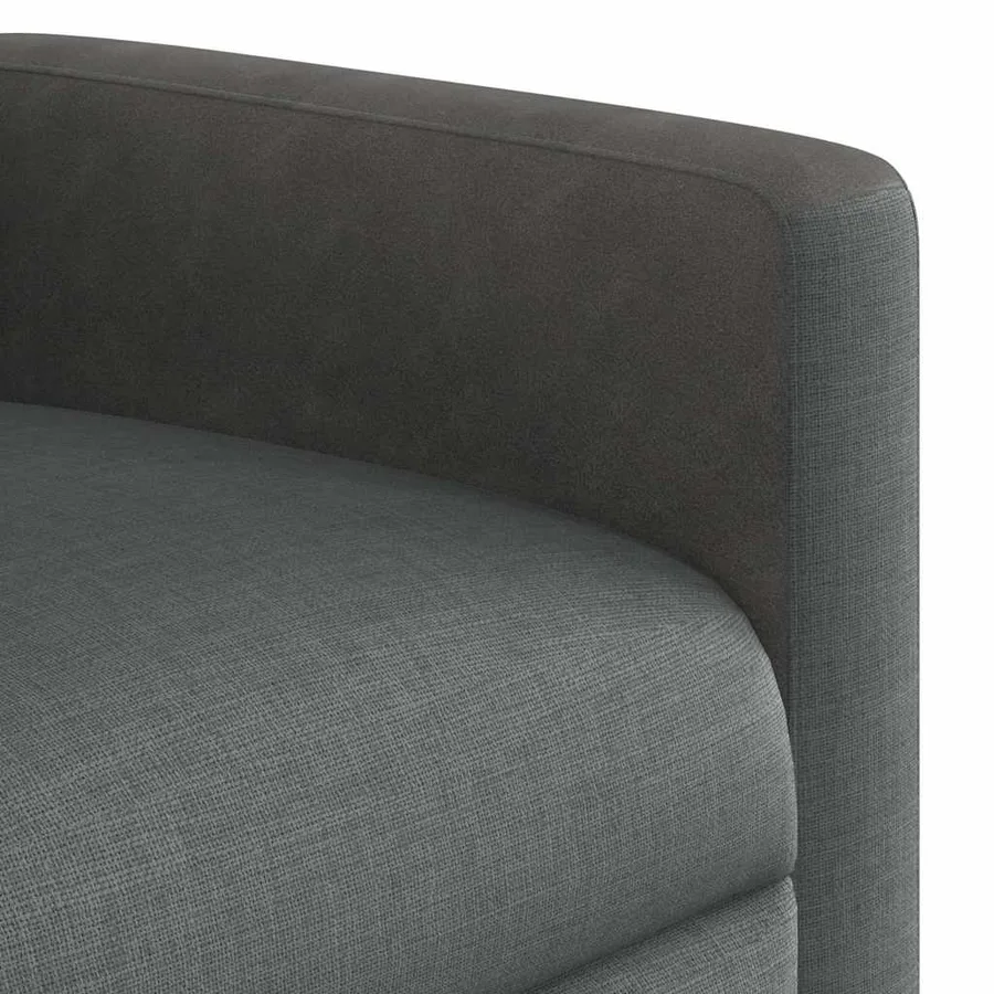 Fauteuil inclinable électrique Gris foncé Tissu - 11