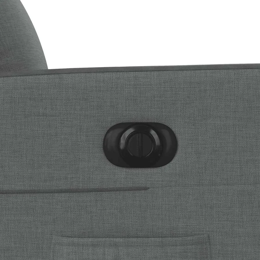 Fauteuil inclinable électrique Gris foncé Tissu - 12