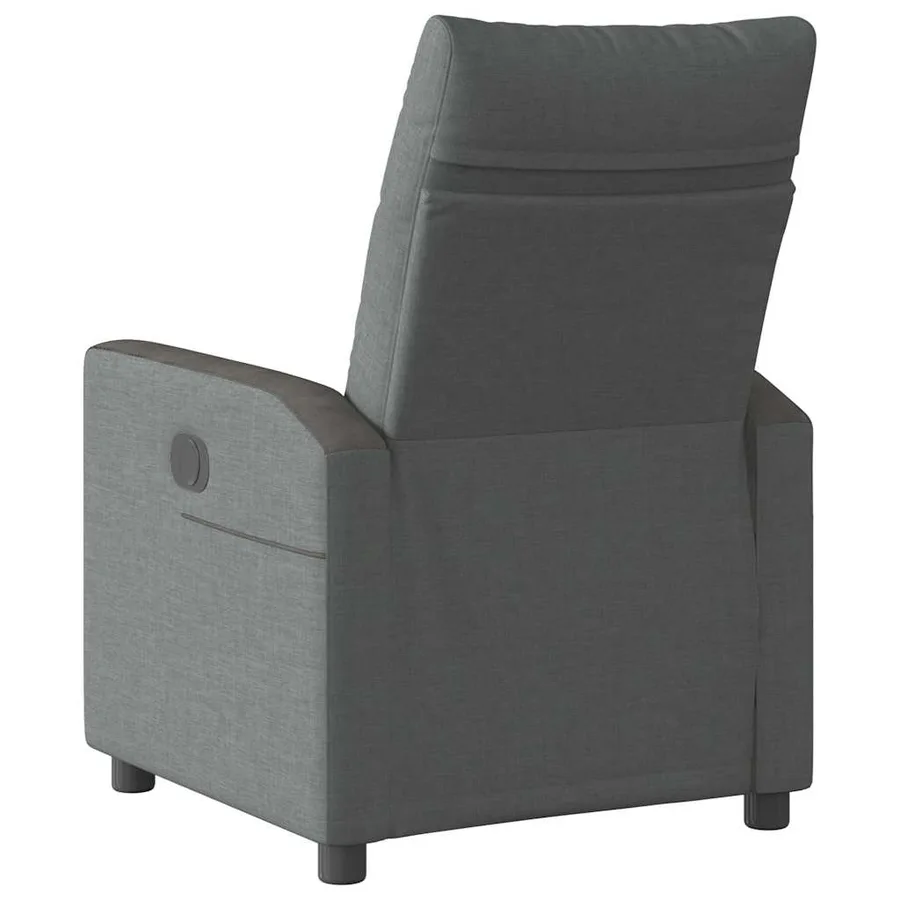 Fauteuil inclinable électrique Gris foncé Tissu - 7