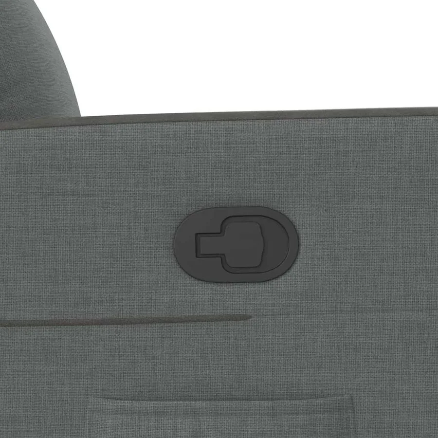 Fauteuil inclinable Gris foncé Tissu - 11