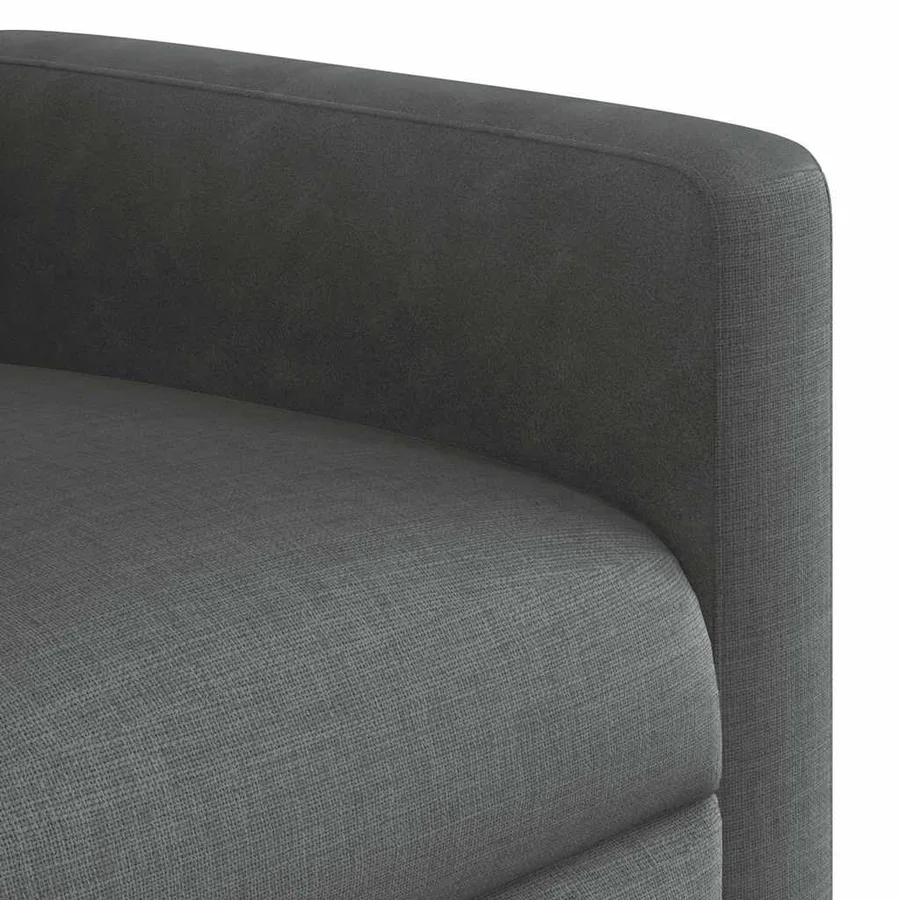 Fauteuil inclinable Gris foncé Tissu - 12