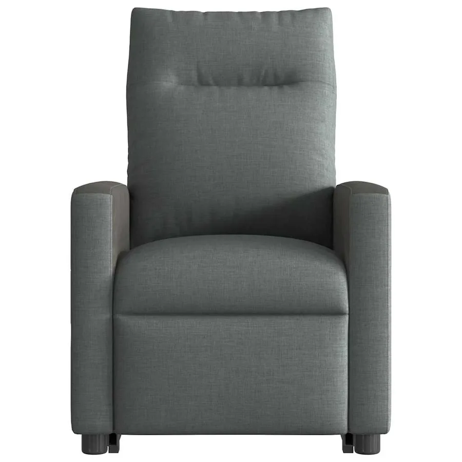 Fauteuil inclinable Gris foncé Tissu - 5