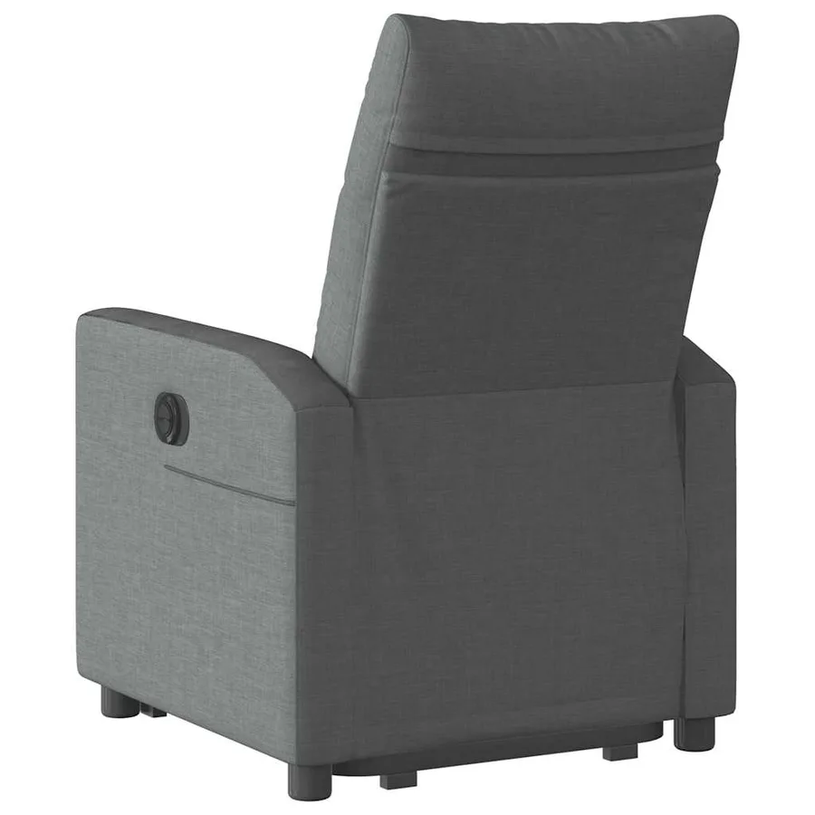 Fauteuil inclinable Gris foncé Tissu - 7