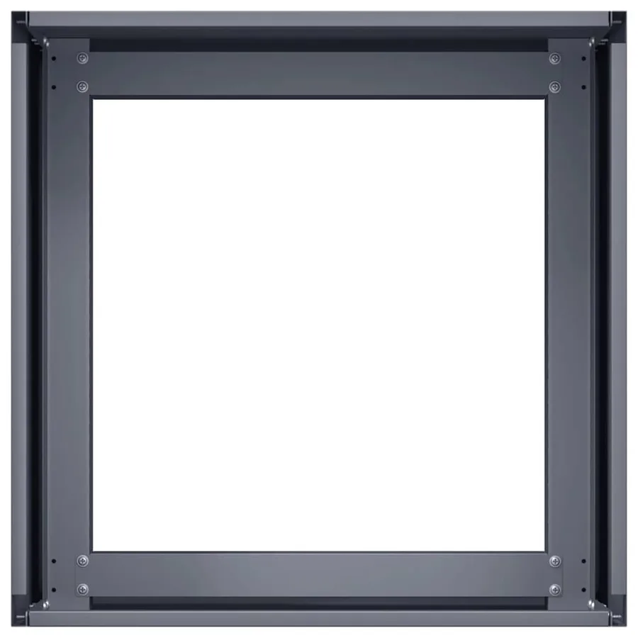 Jardinière anthracite 40x40x30 cm acier - 5