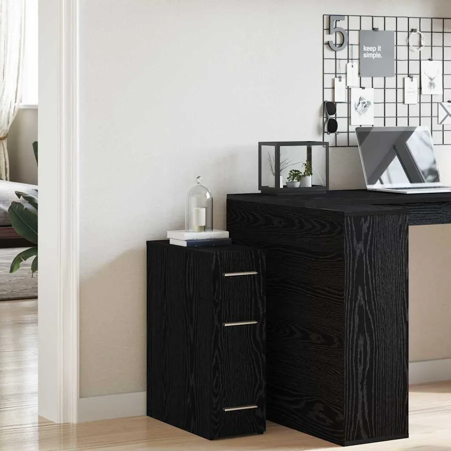 Armoire de Pharmacie Chêne noir 20 x 45,5 x 60 cm - 4