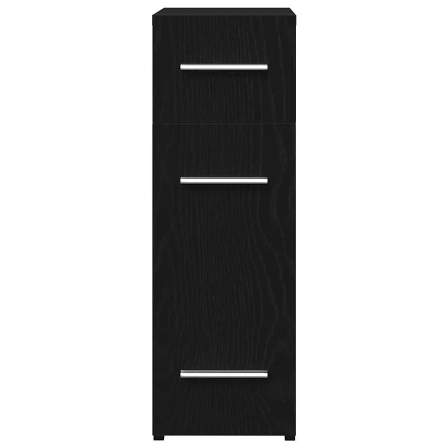 Armoire de Pharmacie Chêne noir 20 x 45,5 x 60 cm - 5