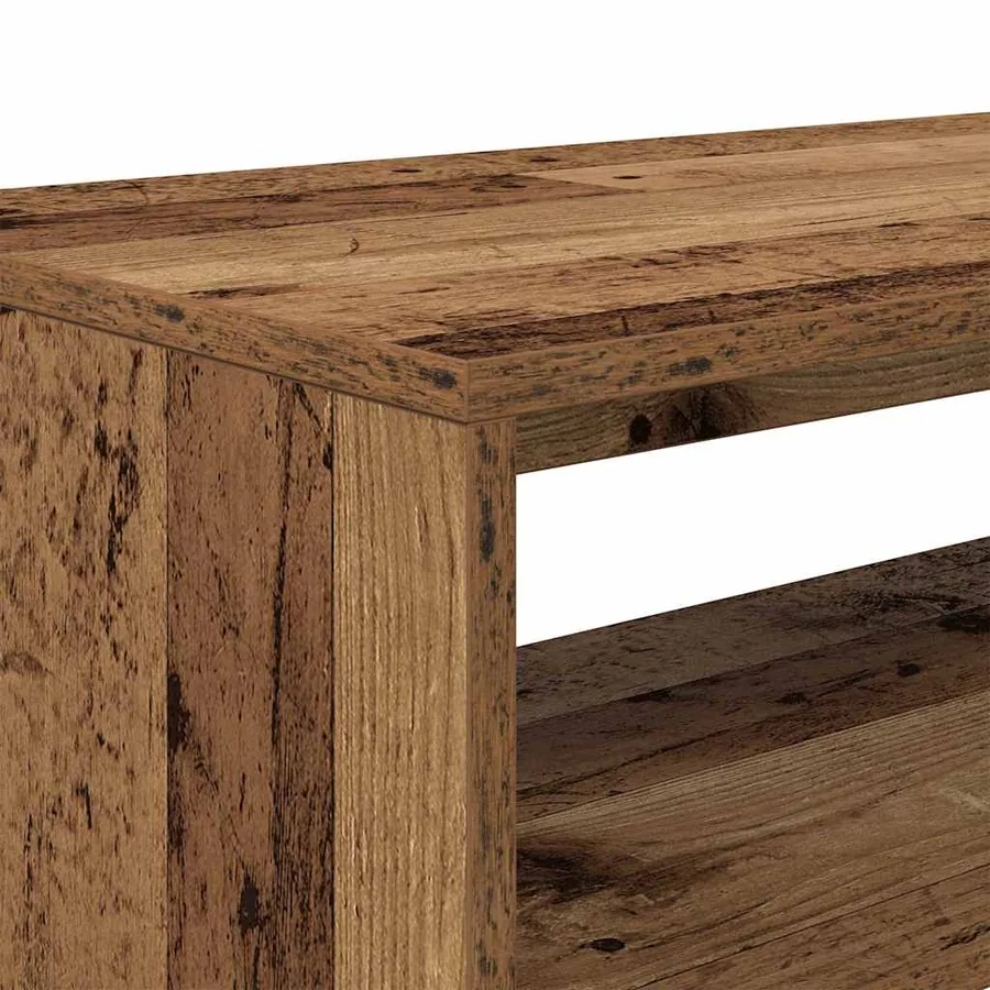 Meuble TV vieux bois 80x40x40 cm bois d'ingénierie - 8