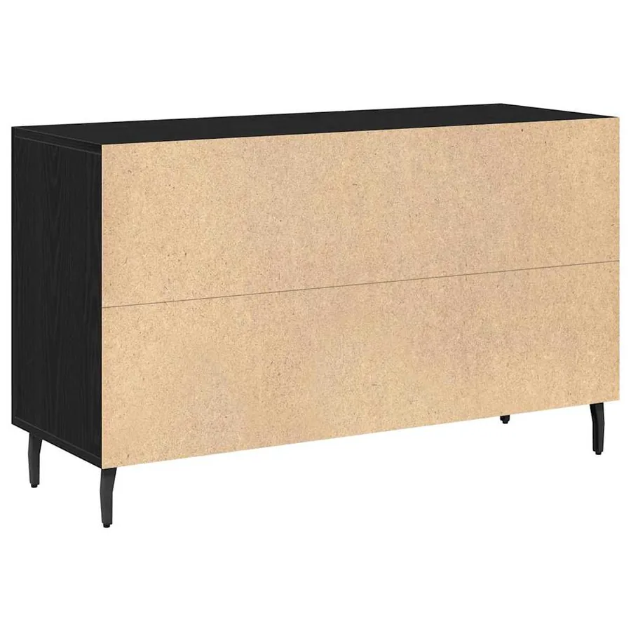 Buffet Chêne noir 100 x 36 x 60 cm Bois d'ingénierie - 6