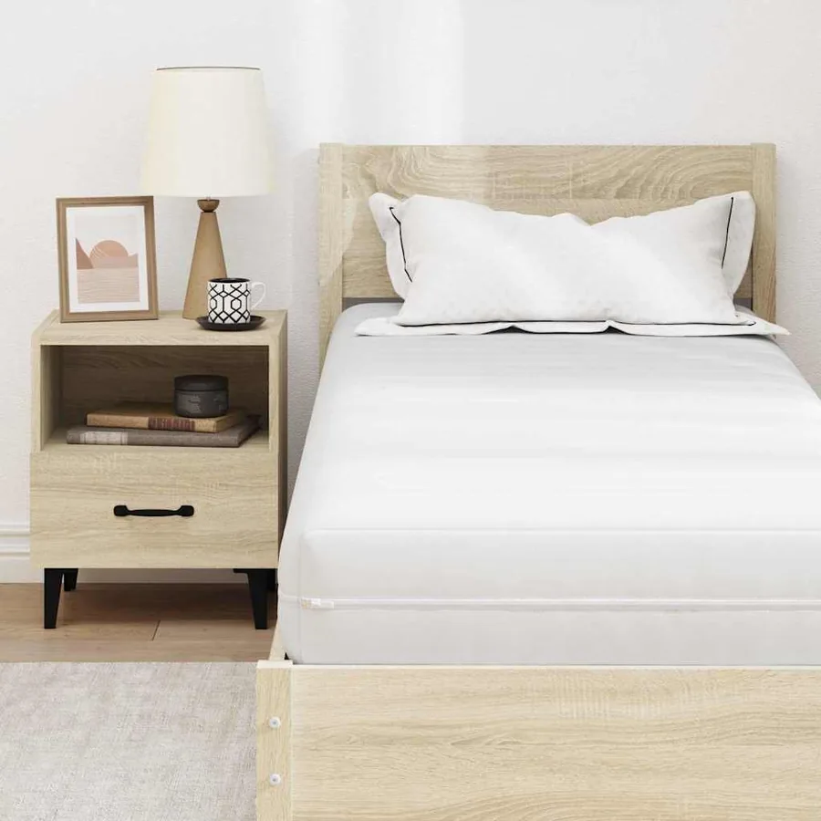Matelas Blanc 80 x 200 cm Ressort ensaché - 6