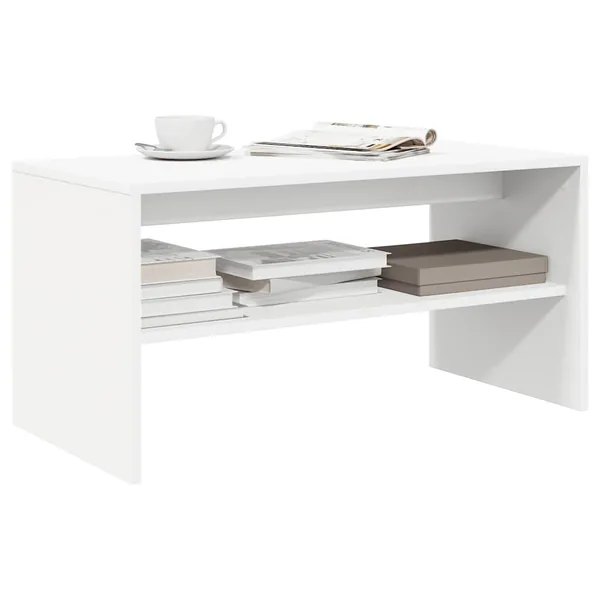 Meuble TV Blanc 80 x 40 x 40 cm Aggloméré
