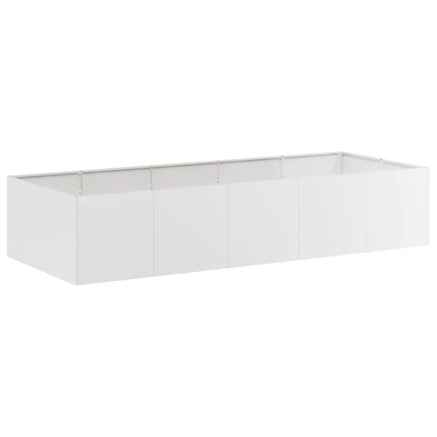 Jardinière 200x80x40 cm acier inoxydable - 2