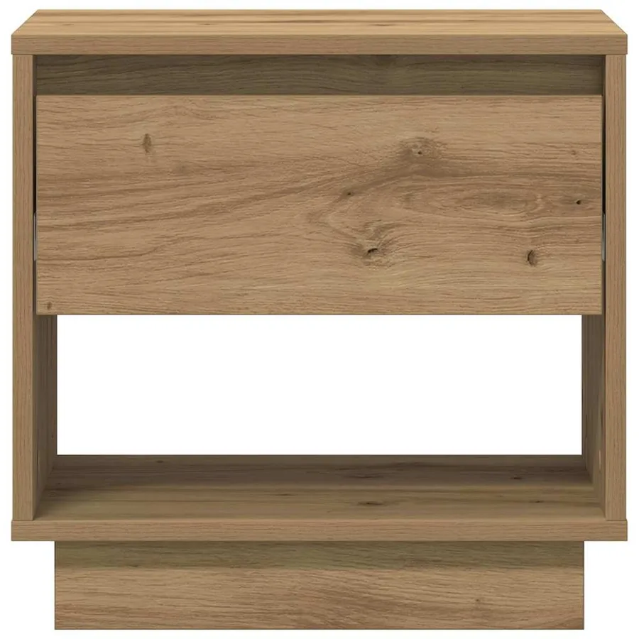 Table de nuit 2 pc Chêne artisanal 45 x 34 x 44 cm - 7