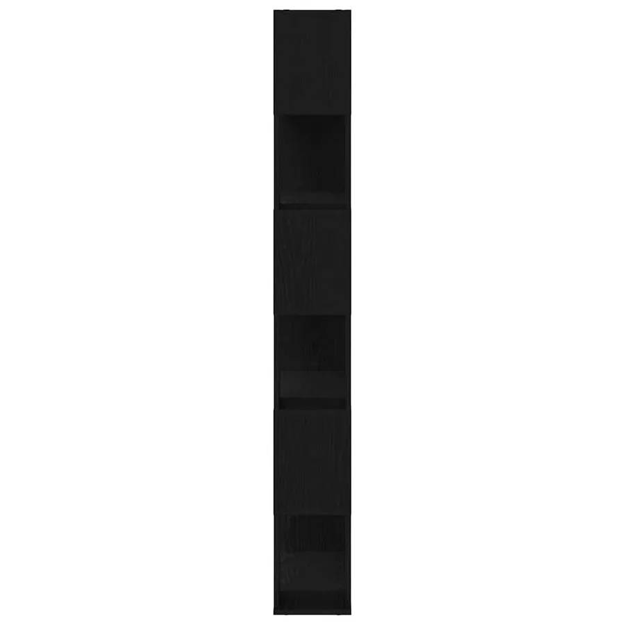 Ensemble meuble TV Noir 80 x 24 x 186 cm Bois d'ingénierie - 6