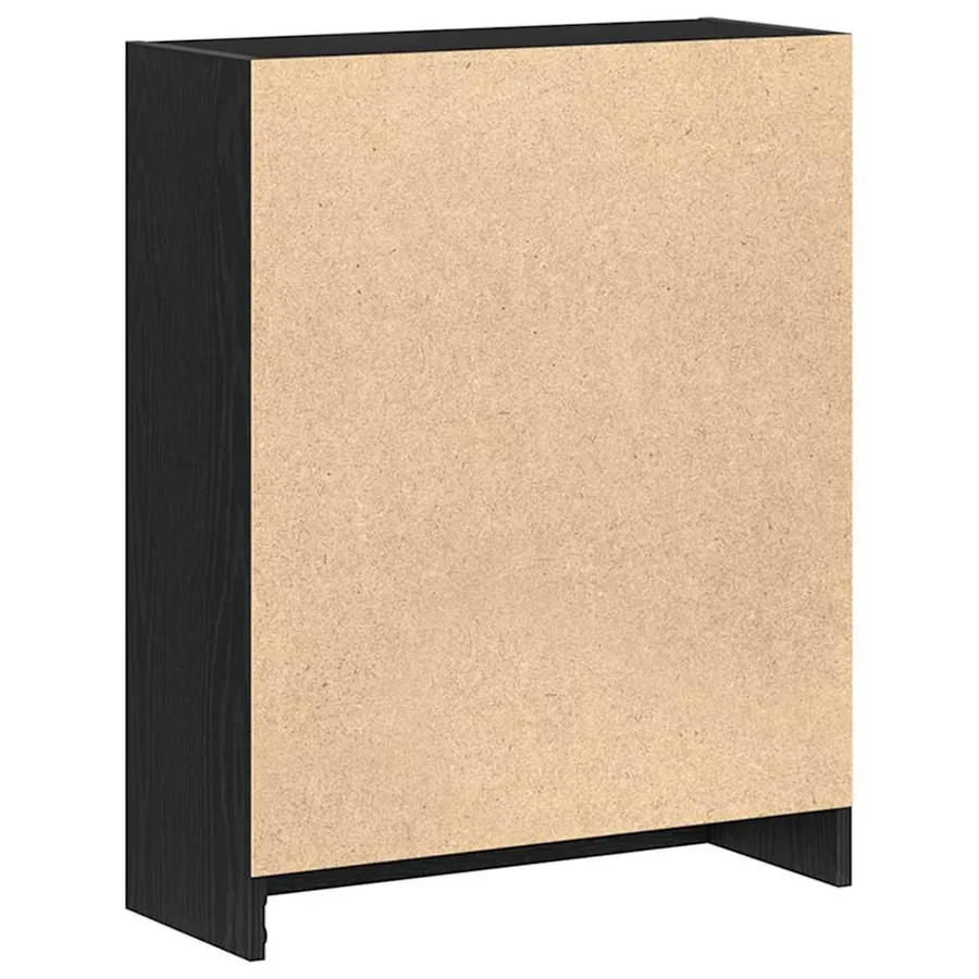 Bibliothèque Chêne noir 60 x 24 x 76 cm Bois d'ingénierie - 7