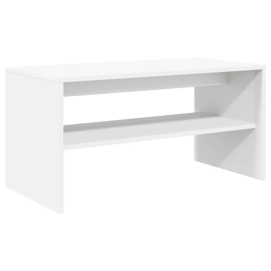 Meuble TV blanc 60x40x40 cm bois d'ingénierie - 2