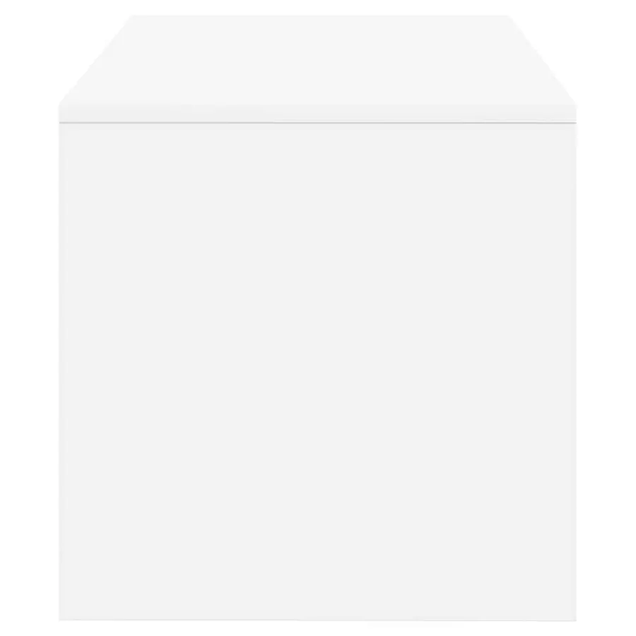 Meuble TV blanc 60x40x40 cm bois d'ingénierie - 6