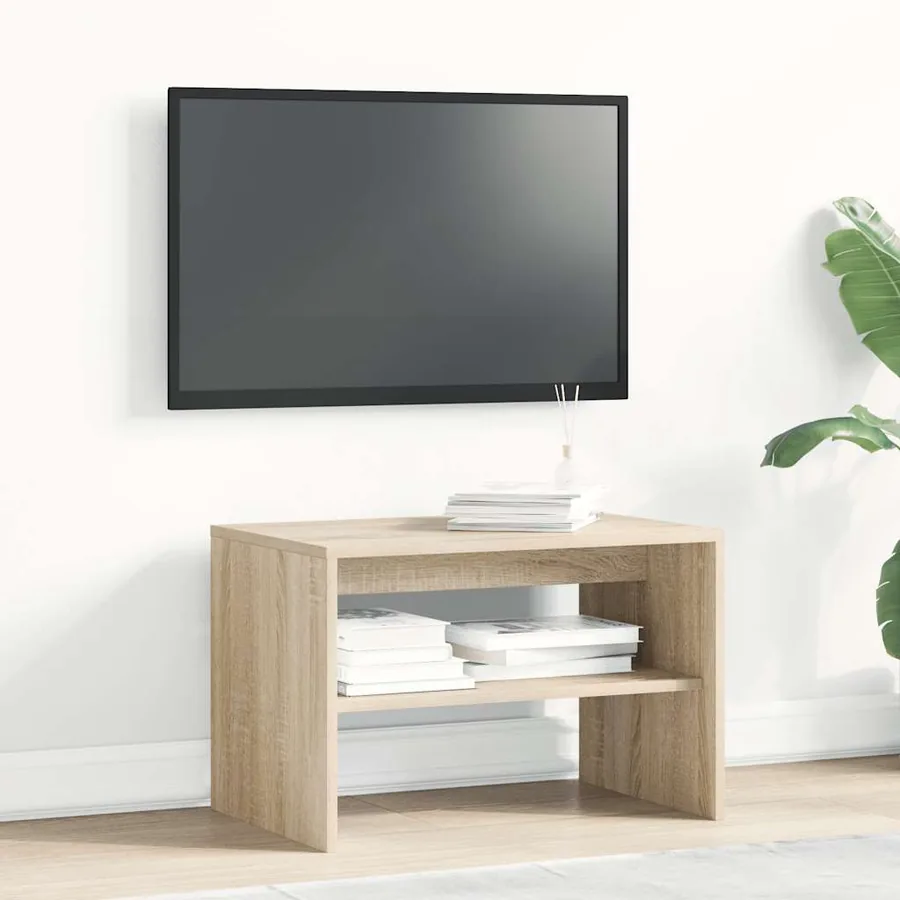 Meuble TV chêne sonoma 60x40x40 cm bois d'ingénierie - 4
