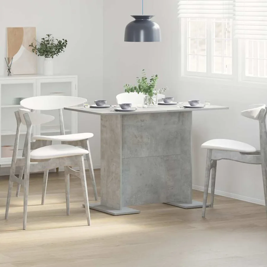 Table de salle à manger / Table de repas Gris béton