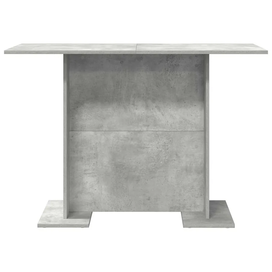 Table de salle à manger / Table de repas Gris béton - 5