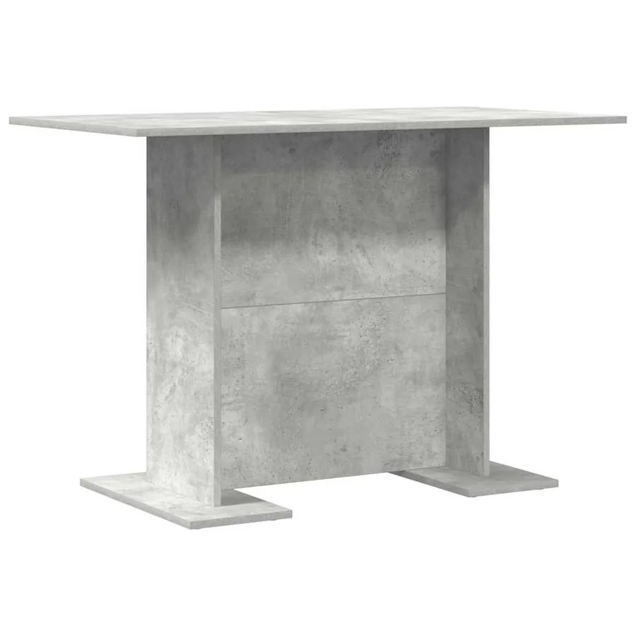 Table de salle à manger / Table de repas Gris béton - 7